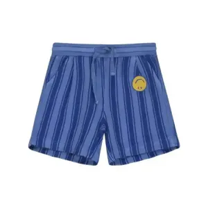 BONMOT MID BLUE FLEECE SMILEY BERMUDA SHORT