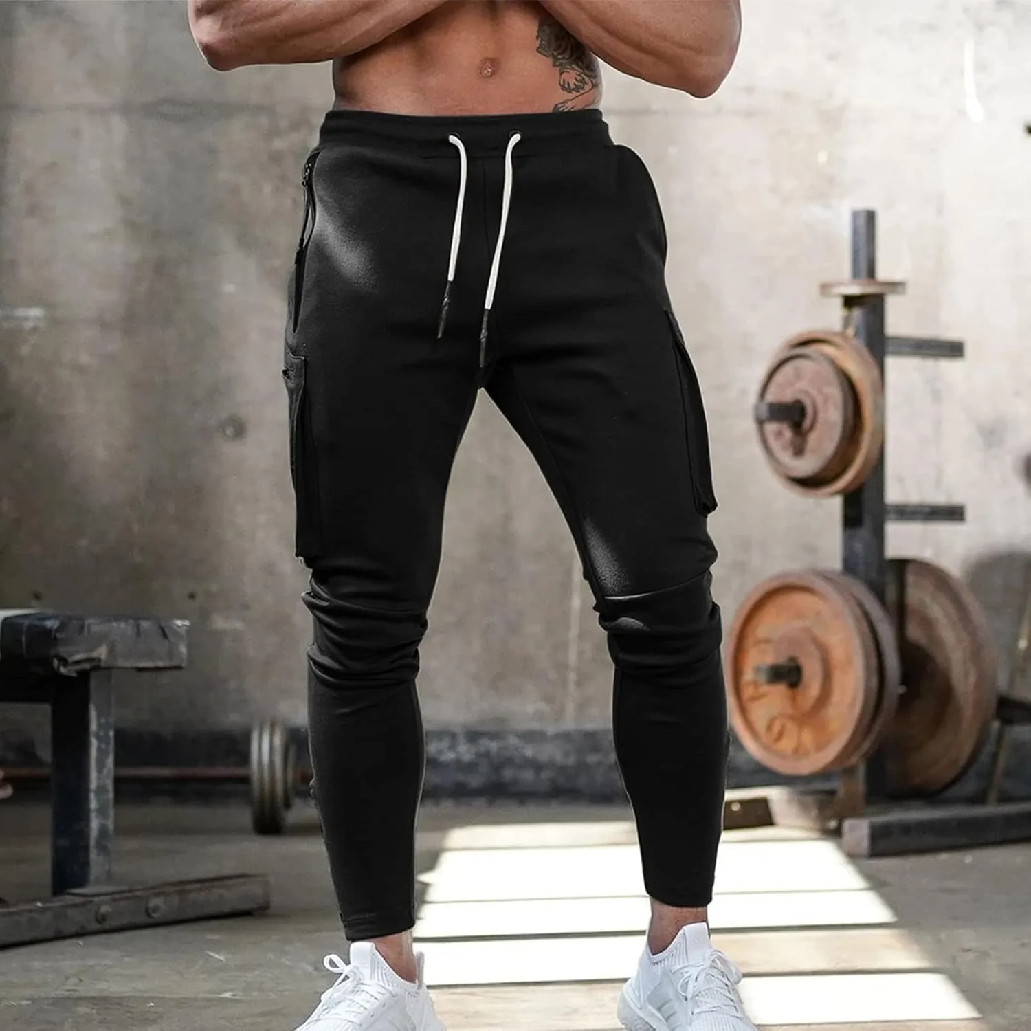 Cargo Pants for Men Work Hip Hop Pants Mens Cargo Pants Cotton Sweatpants Fashion Joggers Sports Long Pants Trousers