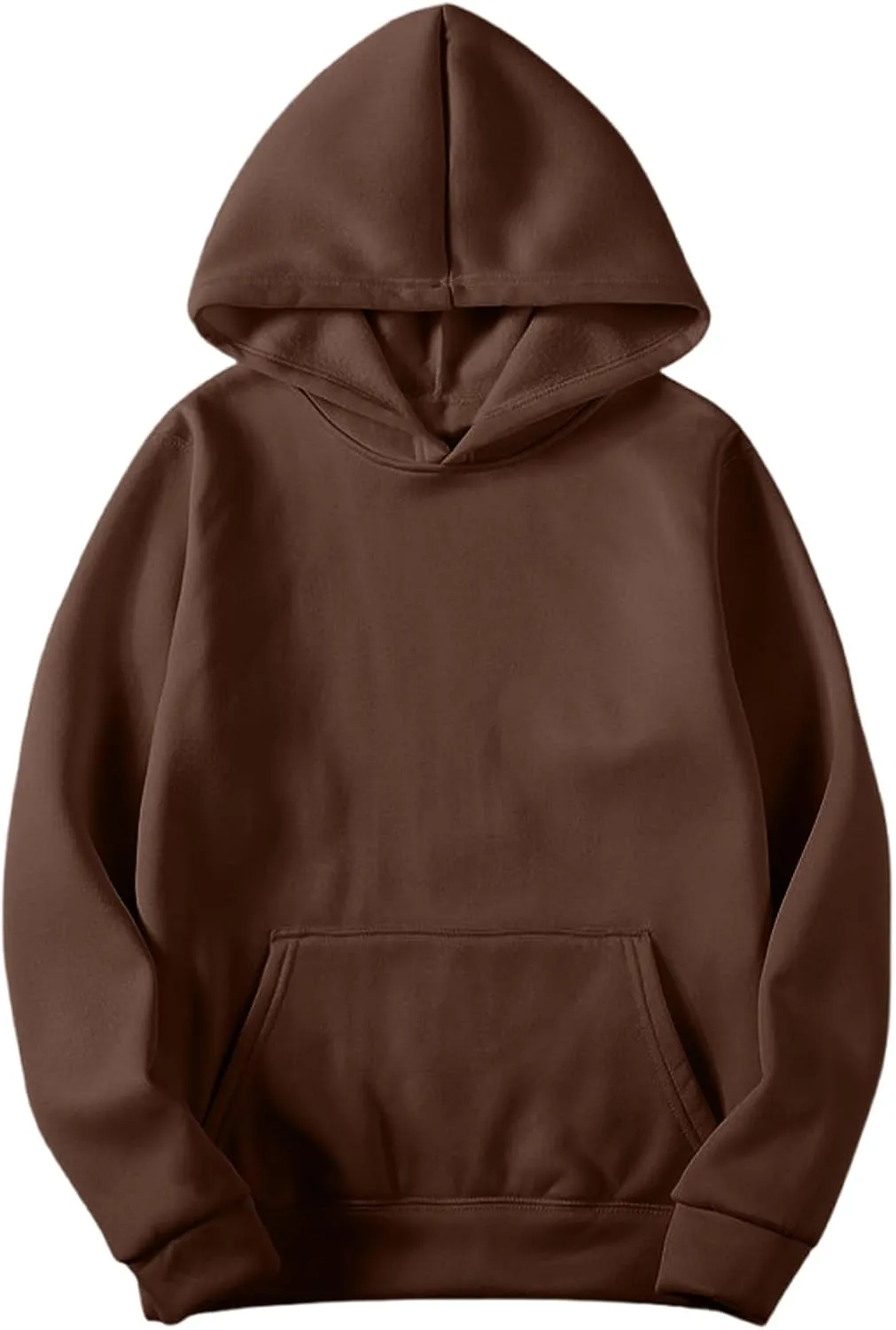 Fall Sweatshirts For Women Solid Color Comfy Fleece Hoodies Lightweight Casual Trendy Hooded Sweatshirt