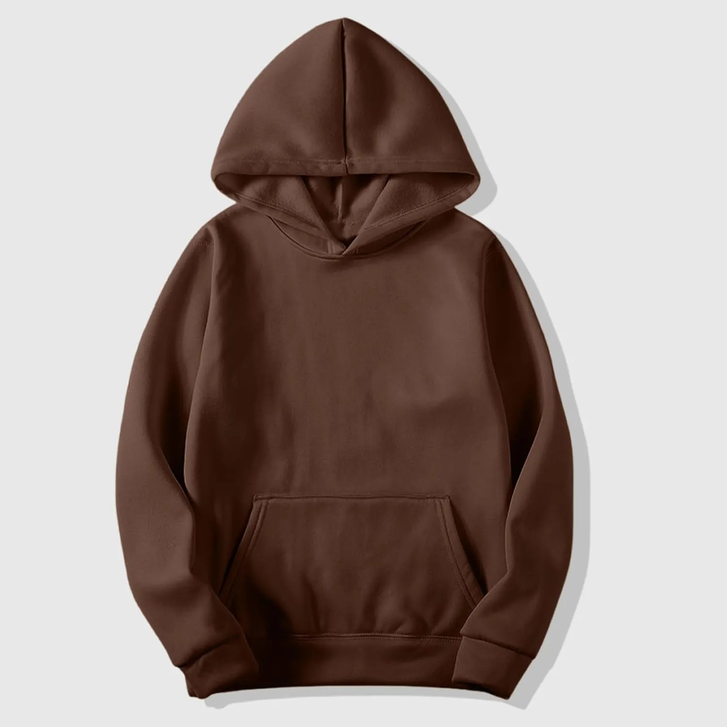 Fall Sweatshirts For Women Solid Color Comfy Fleece Hoodies Lightweight Casual Trendy Hooded Sweatshirt