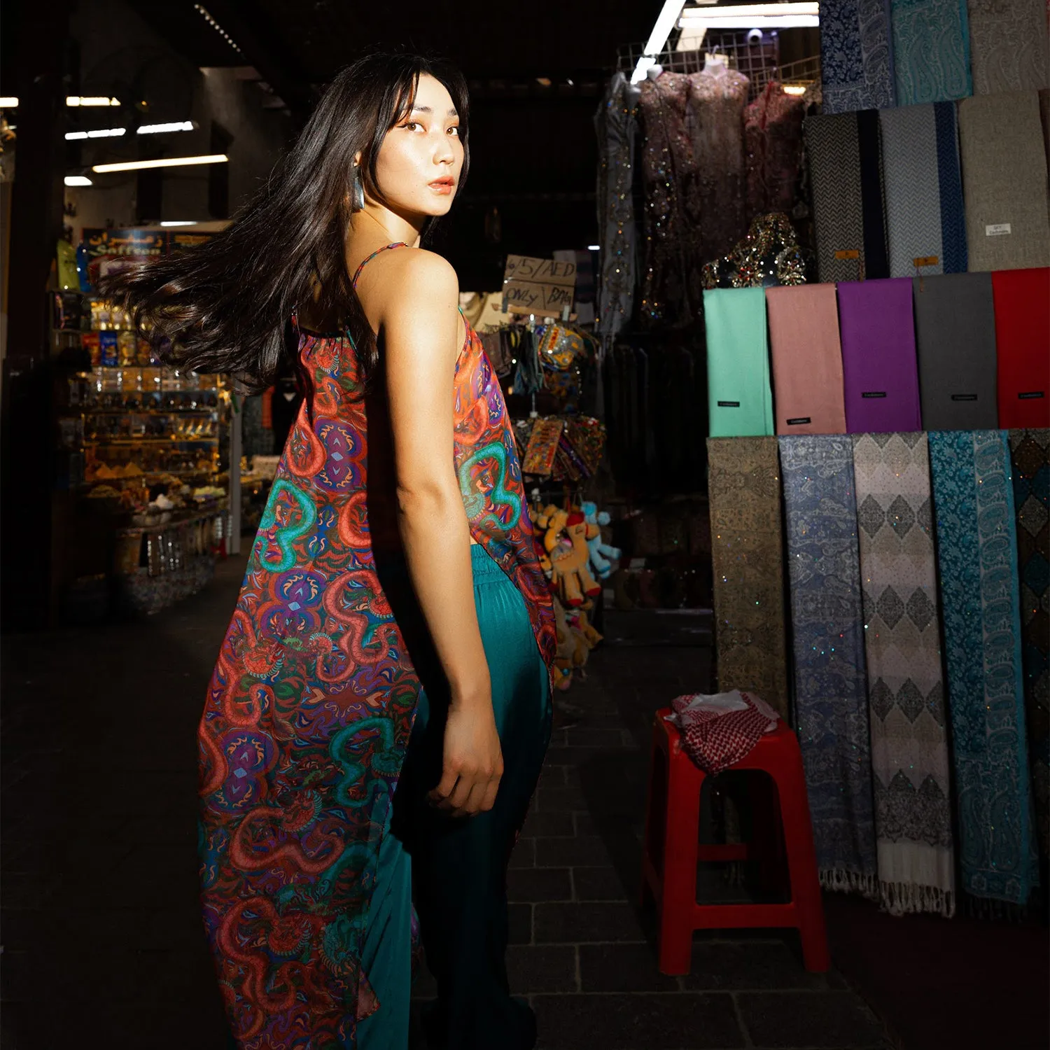 Fantasy Chiffon Linda Cami Top
