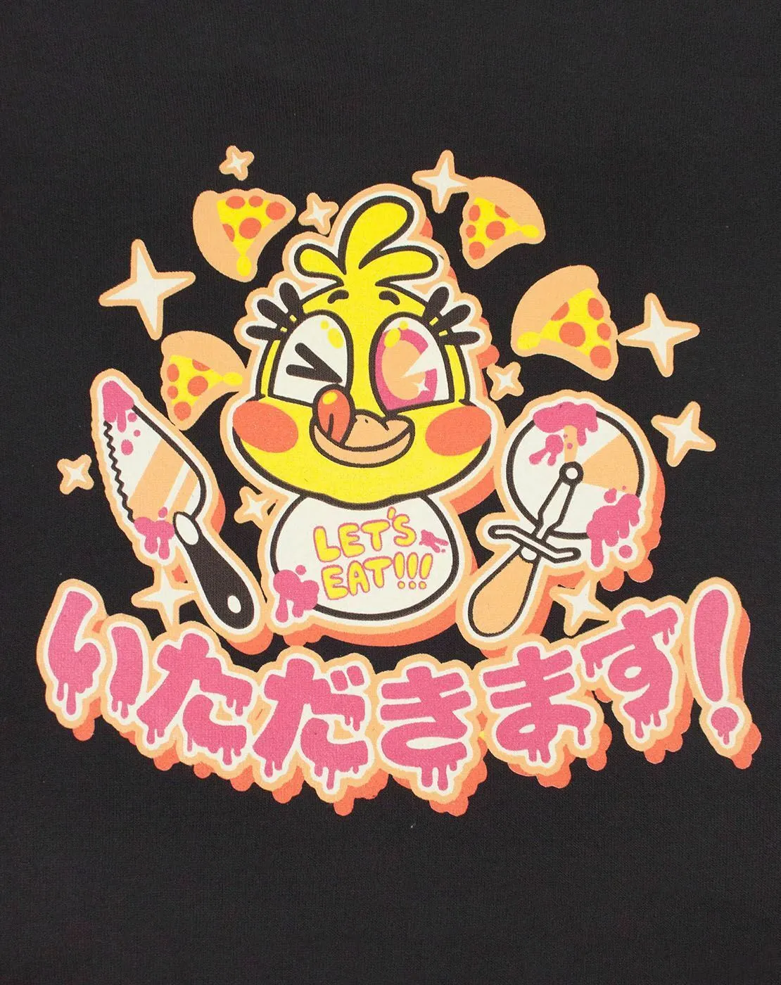 Five Nights At Freddy's Womens Black Hoodie