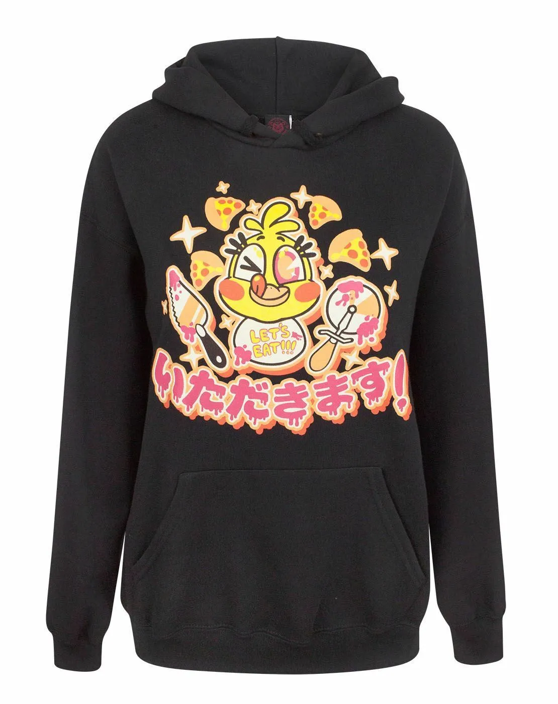 Five Nights At Freddy's Womens Black Hoodie