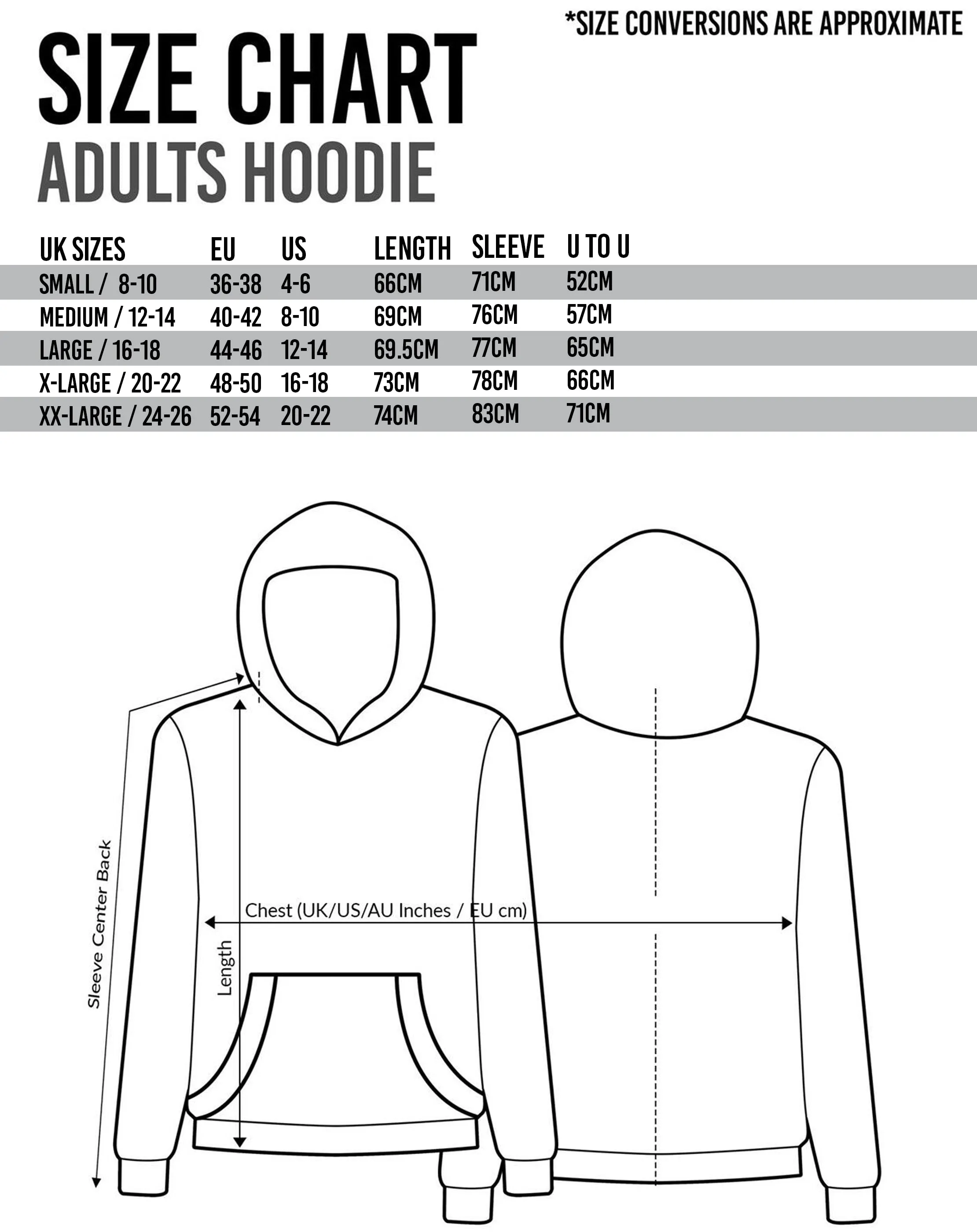 Five Nights At Freddy's Womens Black Hoodie