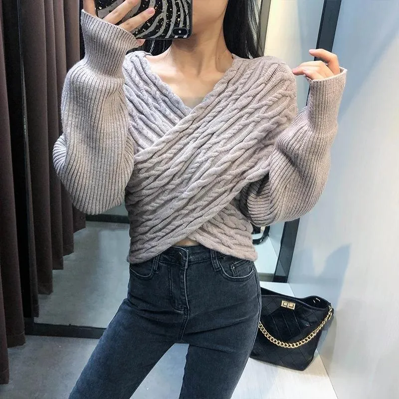 Gabriedy Ruched Sweaters