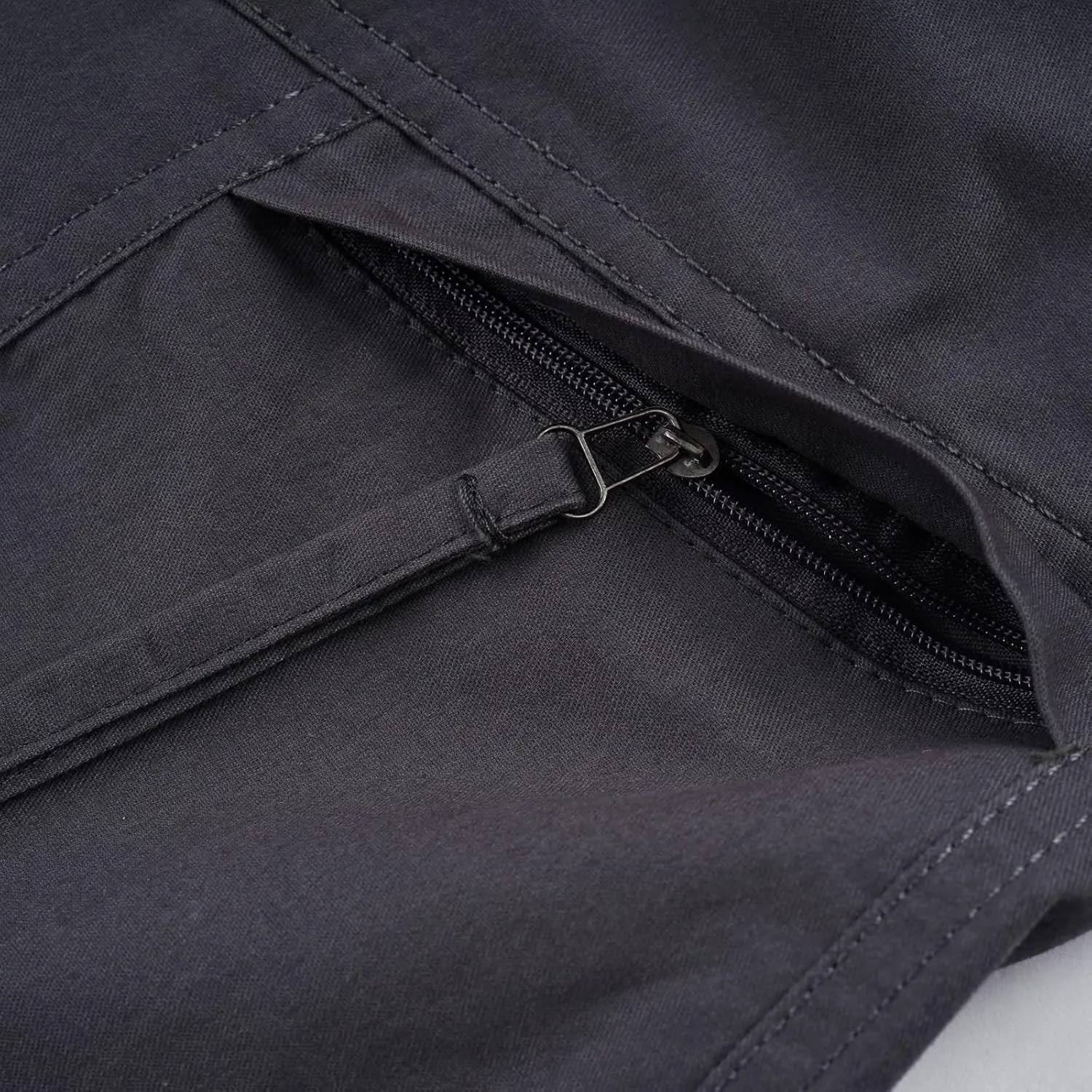 GIERIDUC Men's Water Resistant Hiking Pants Mens Loose Fit Corduroy Pants Loose Cargo Pants for Men Light Tan Corduroy Pants