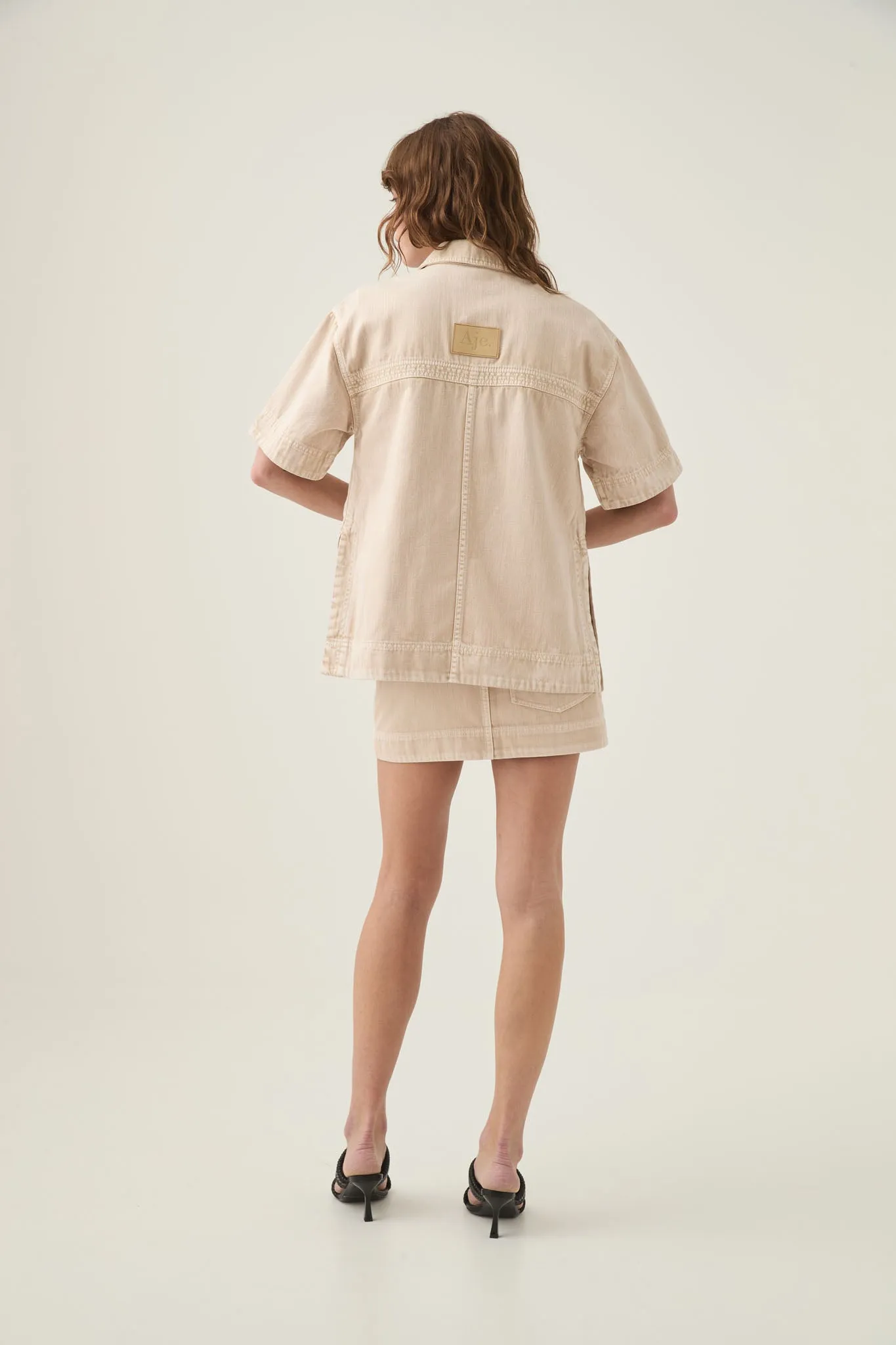 Kya Contrast Denim Shirt