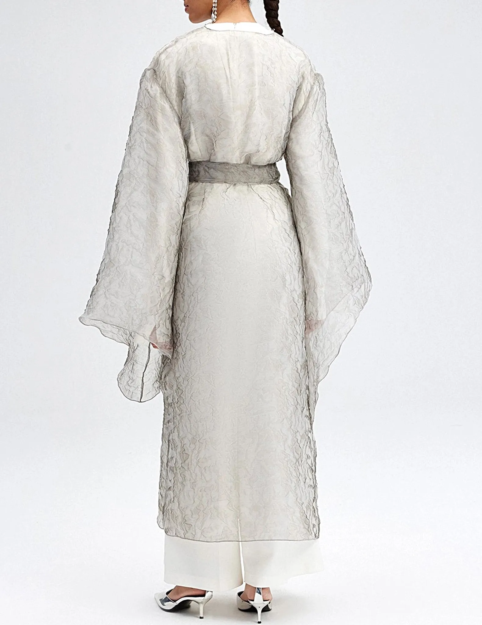 Lennon Sheer Organza Kimono