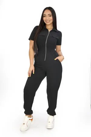 LPAIR2J Black Jumpsuit de Mujer