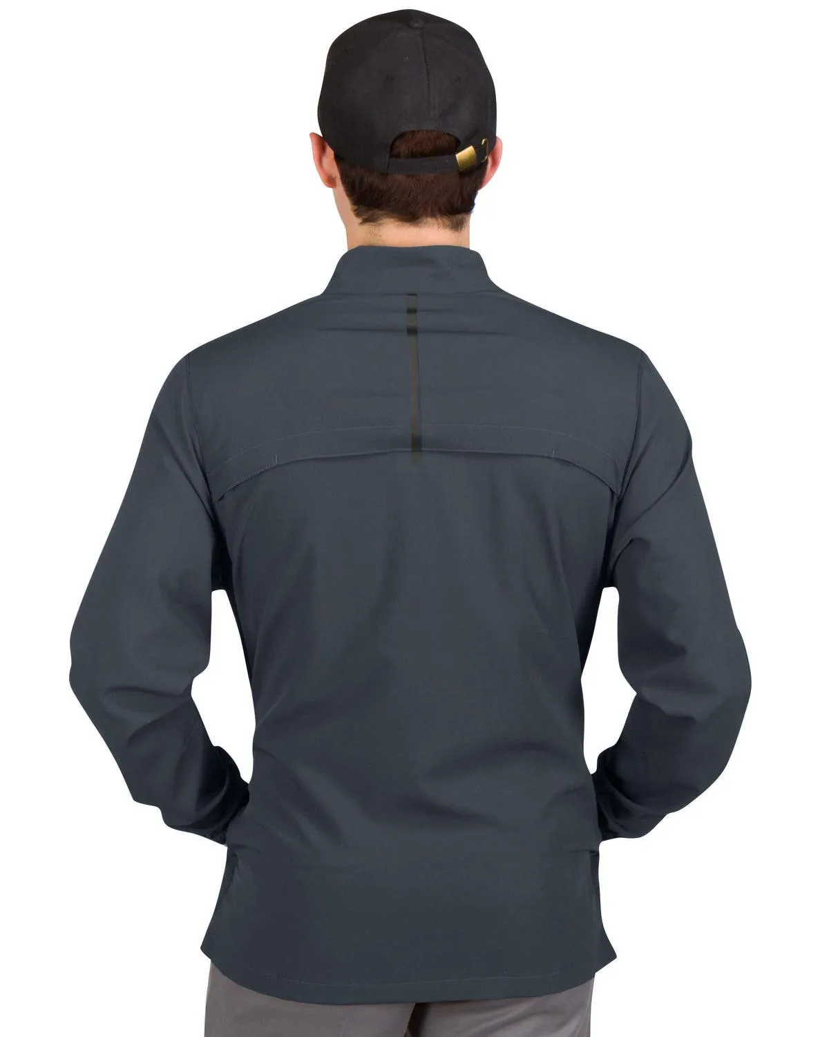 Mens Golf Zippered Windbreaker Jacket
