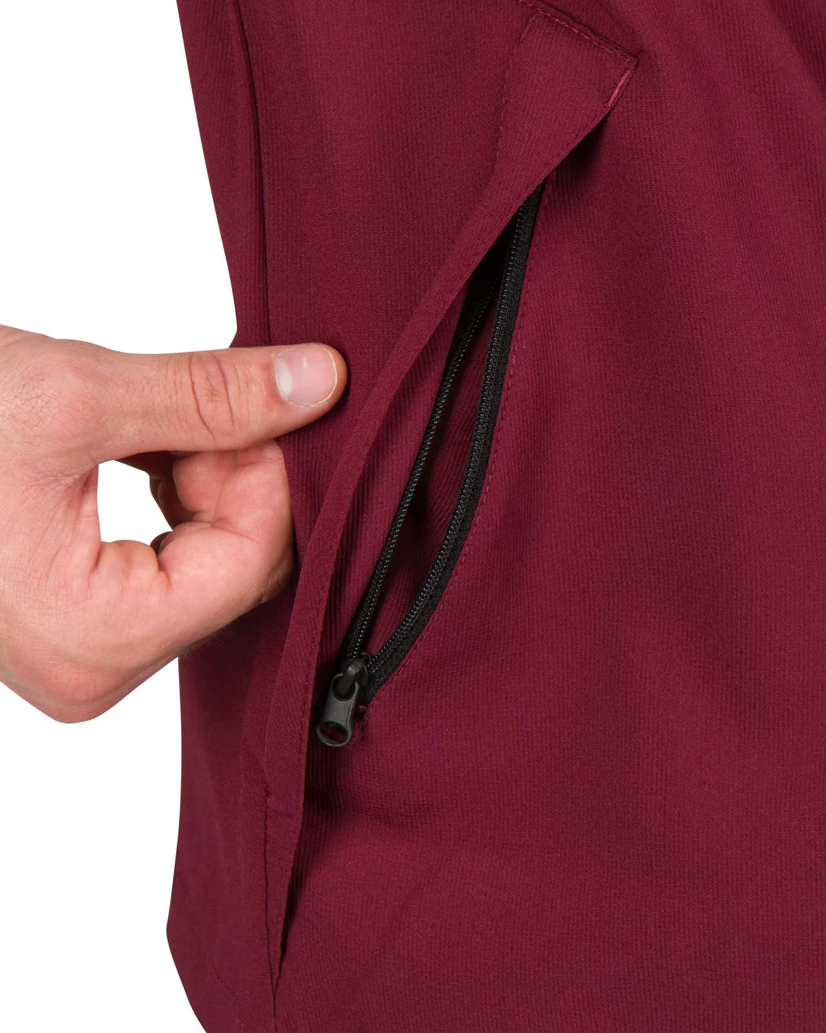 Mens Golf Zippered Windbreaker Jacket
