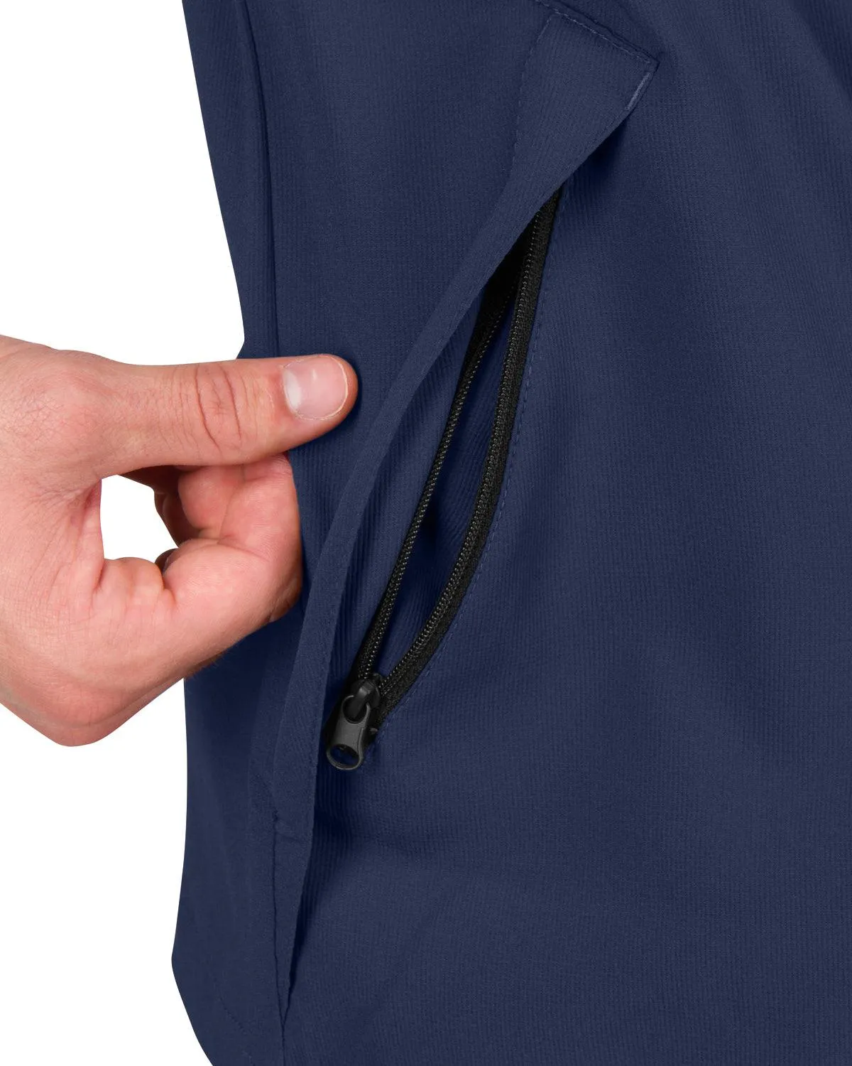 Mens Golf Zippered Windbreaker Jacket
