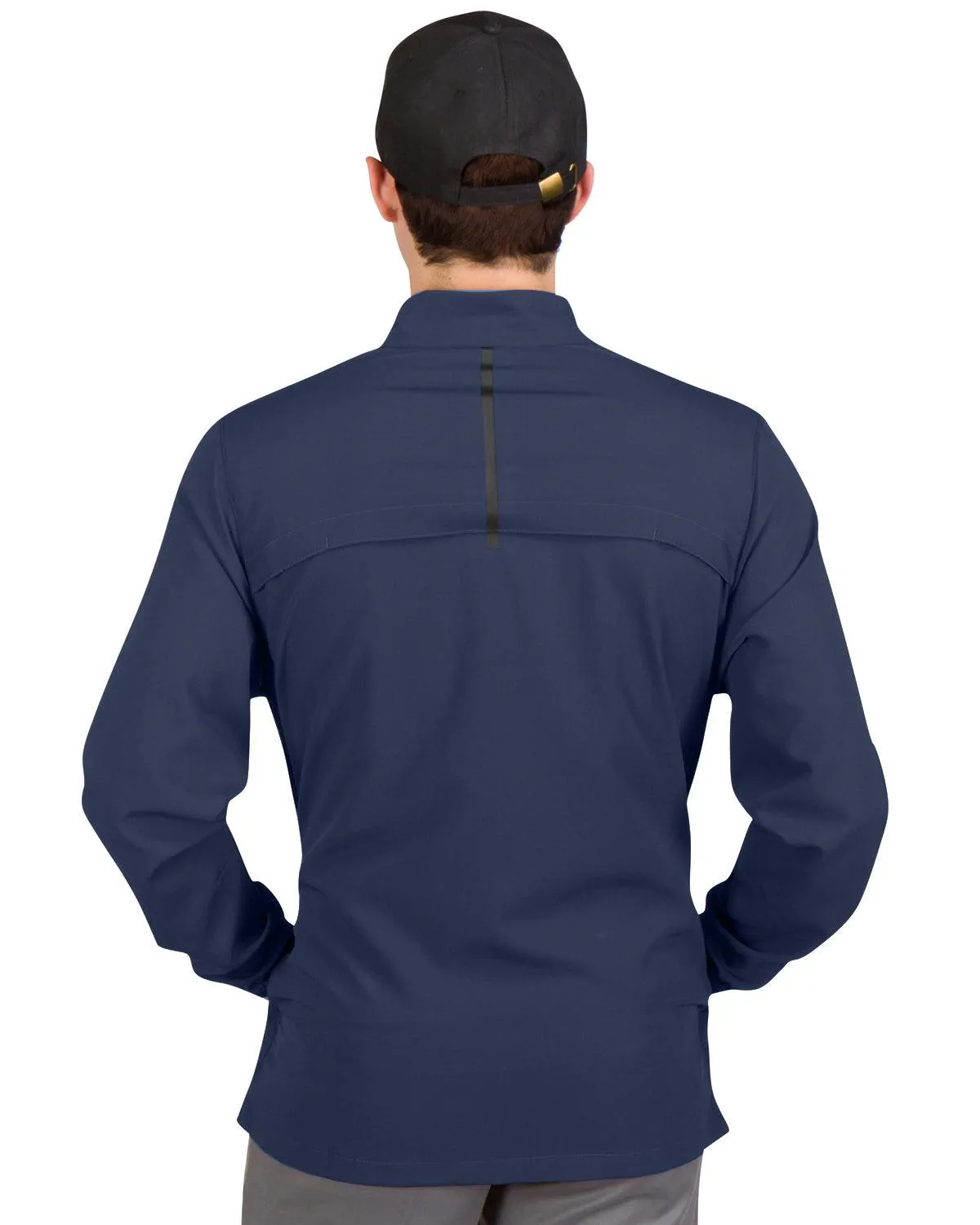 Mens Golf Zippered Windbreaker Jacket