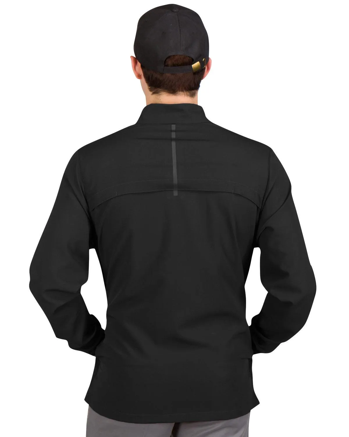 Mens Golf Zippered Windbreaker Jacket