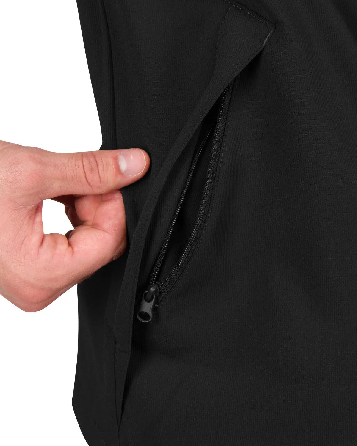 Mens Golf Zippered Windbreaker Jacket
