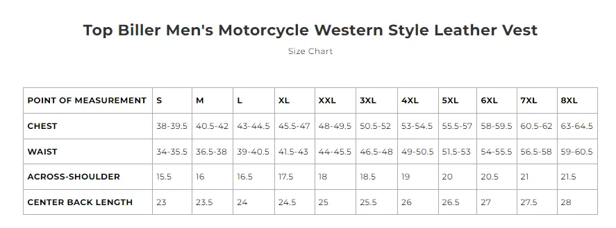 Men's  Top Biller Vest