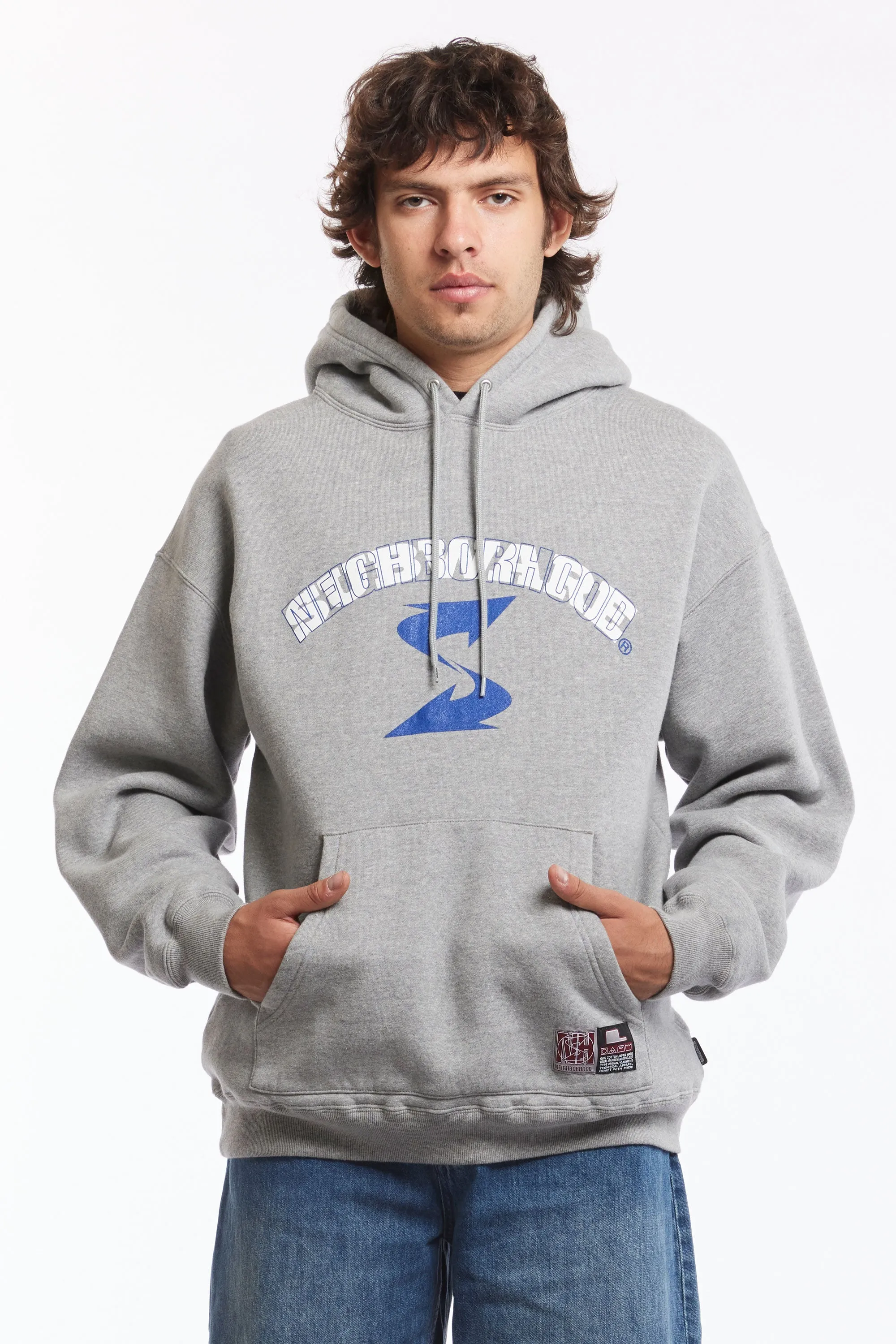 NH X SUBWARE . HOODED SWEATSHIRT GREY