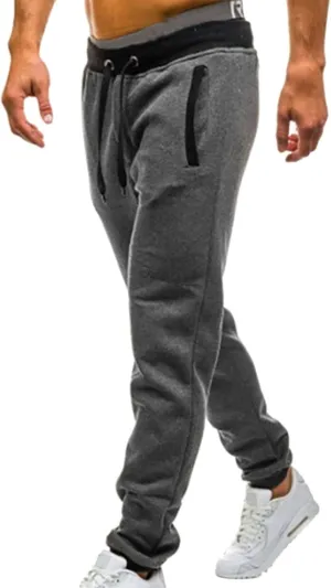 sdbrld Sweatpants For Men Men's Cotton Sport Joggers Fashion Solid Drawstring Cargo Pants Hiking Running Sweatpants Trousers