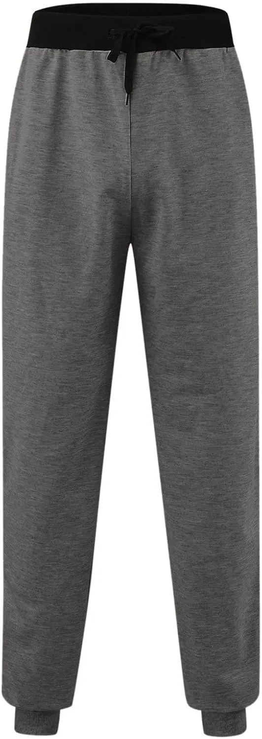 sdbrld Sweatpants For Men Men's Cotton Sport Joggers Fashion Solid Drawstring Cargo Pants Hiking Running Sweatpants Trousers
