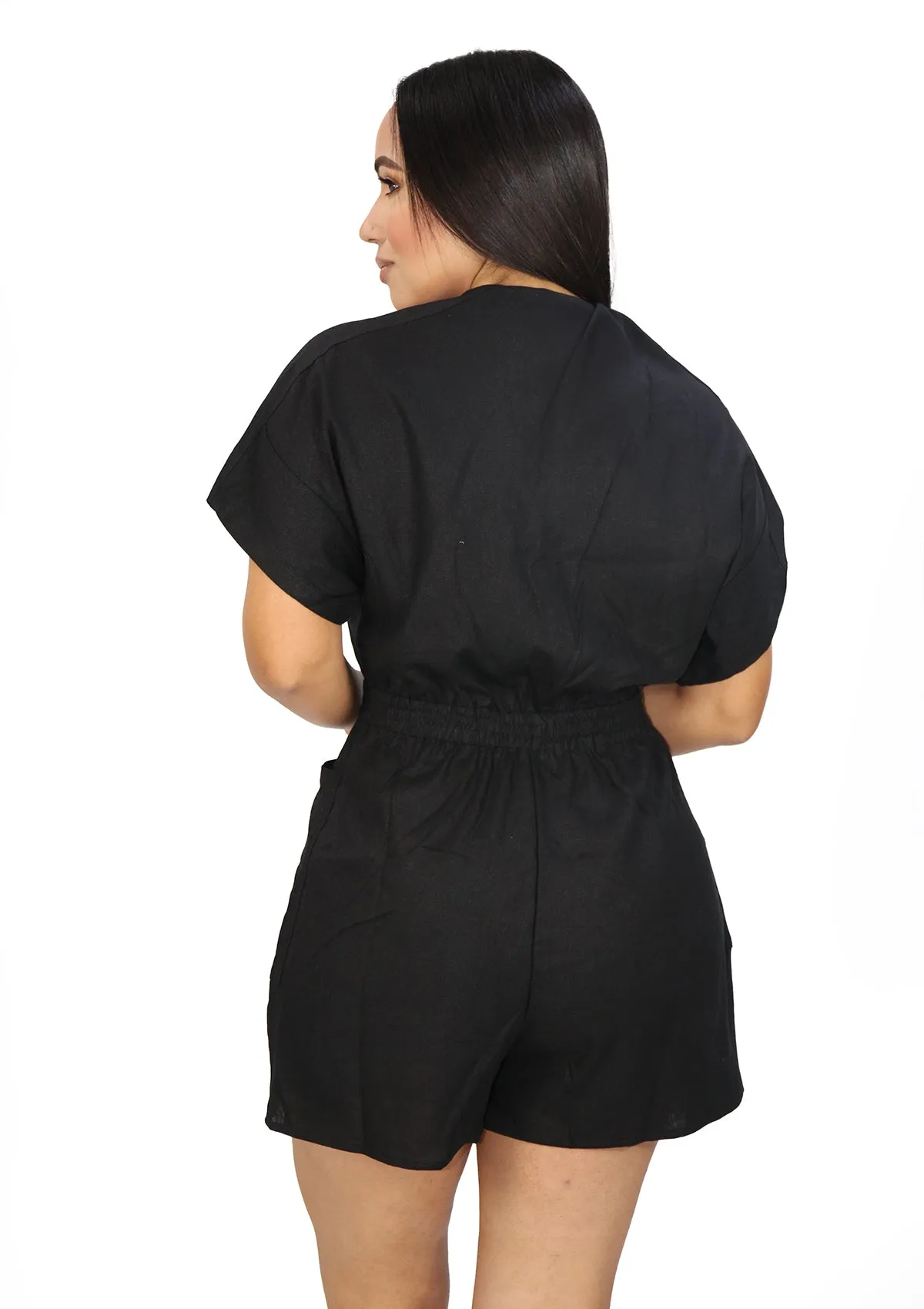 SM3716RH Black Romper de Mujer