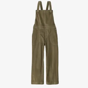 Women's Stand Up Cropped Corduroy Overalls