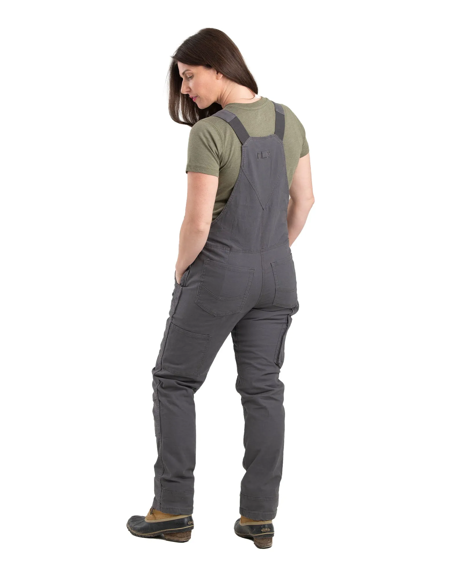Women's Unlined Stretch Duck Bib Overalls