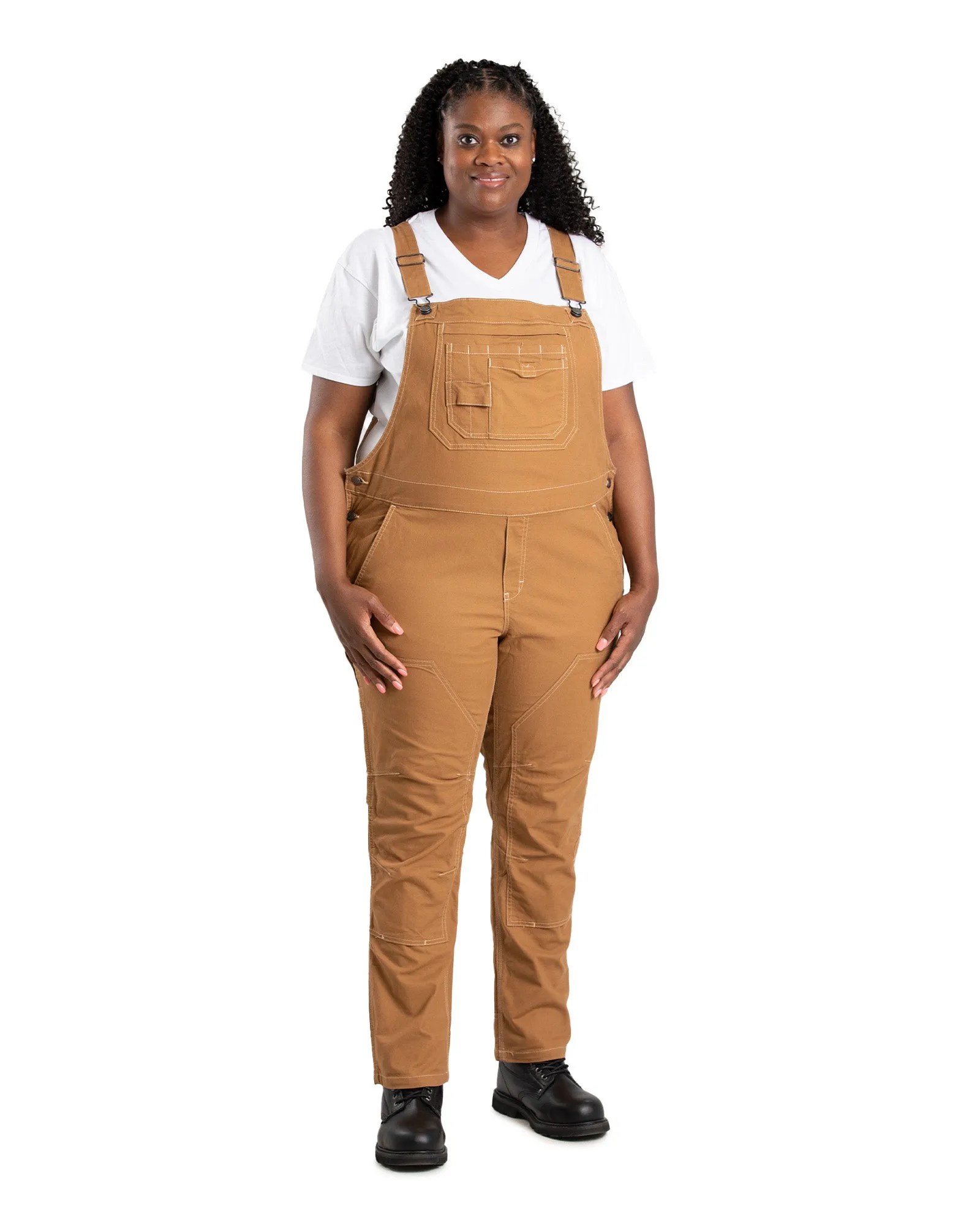 Women's Unlined Stretch Duck Bib Overalls
